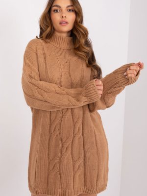 Φόρεμα σε Καφέ - Féminité moderne