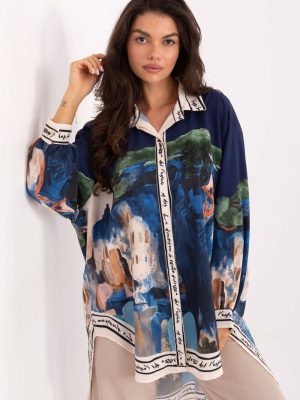 Πουκάμισο σε Navy - La touche parisienne