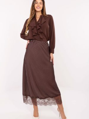 Φούστα σε Καφέ - Chic et décontracté