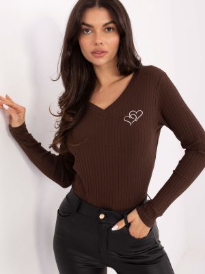 Μπλούζα σε Καφέ - Élégance urbaine