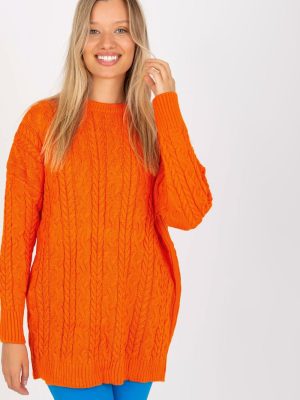 Μακρύ πουλόβερ σε Πορτοκαλί - Pure elegance