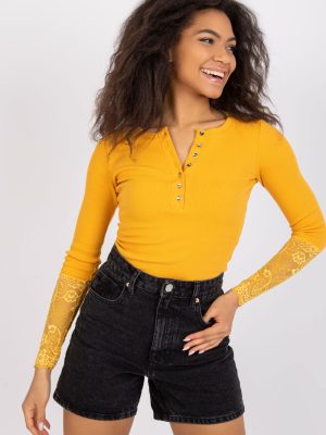 Μπλούζα σε Πορτοκαλί - L'élégance réinventée