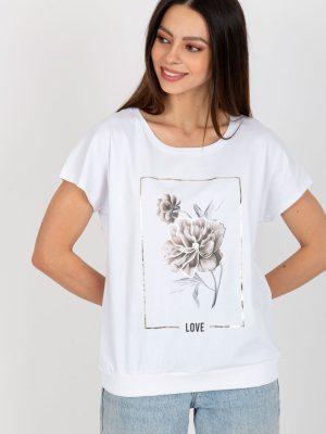 Μπλούζα σε Λευκό - Charme féminin